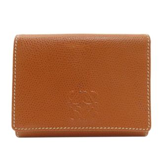 Loewe Brown Leather Wallet (Bi-Fold) (Pre-Owned)