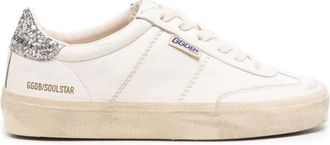 Golden Goose White Lace Up Sneakers