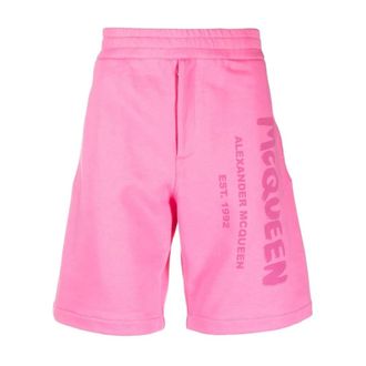 Alexander McQueen Hombre, Pantalones cortos, Rosa, Talla: M