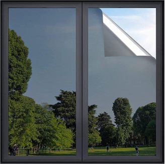 No Brand L&aacute;mina Para Ventanas De Visi&oacute;n Unidireccional, Adsorci&oacute;n Electrost&aacute;tica, Protecci&oacute;n Solar Y Contra Los Rayos Uv, Para Puertas Y Ventanas De Vidrio, 38