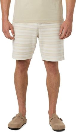 O'Neill Country Club Stripe Shorts in Tofu at Nordstrom, Size Xx-Large