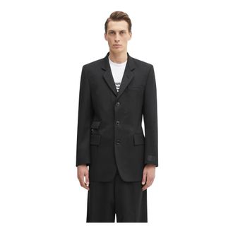 VETEMENTS Blazer de un solo bot&oacute;n - Jackets - Hombre - Negro - XS