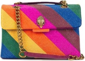 Kurt Geiger Fabric Kensington Bag L - Dames - Schoudertassen - Veelkleurig - ONE Size - Polyester - Tassen