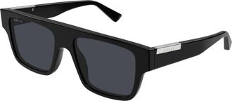 Gucci Gg 1960S Zonnebril - Heren - Zonnebrillen - Zwart - 53 MM - Nylon - Accessoires