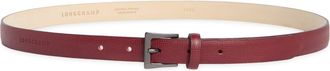 Longchamp Leather Belt in Burgundy at Nordstrom Rack