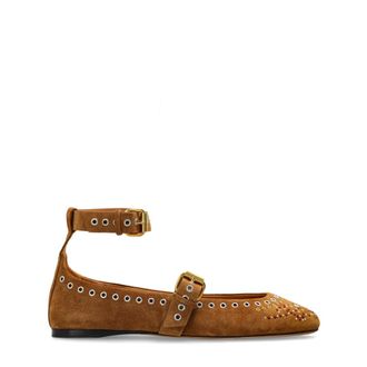 Isabel Marant Ylza Ballerinas - Dames - Schoenen - Bruin - Maat: 41 EU Leer
