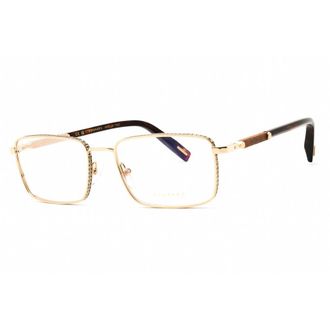 Chopard Mens Rose Gold Tone Rectangular Eyeglass Frames VCHL48