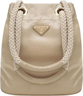 Prada Bucket Bags, female, Brown, Size: ONE SIZE Borsa a spalla