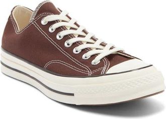 Converse Chuck Taylor 70 Canvas Low Top Sneaker in Dark Root/egret/black at Nordstrom, Size 13