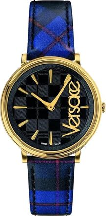 Versace The Clans Watch - Dames - Horloges - Blauw - ONE Size - Accessoires