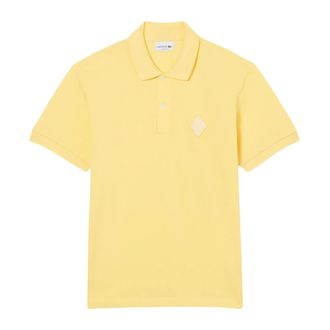 Lacoste Polo Shirts, male, Yellow, Size: 3XL Classic Fit Piqu&eacute; Polo with Emblem
