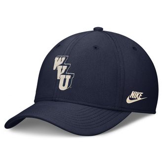 Nike West Virginia Legacy Rise Vintage Nike Mens Dri-FIT College Hat in Blue | NC0341SWVV-SUH