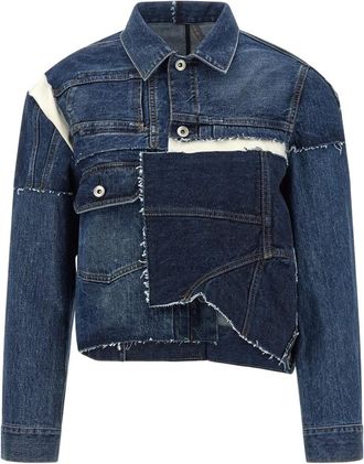 sacai Mujer, Chaquetas, Azul, Talla: S