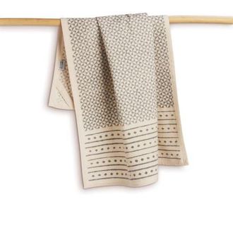 Sustainable Threads Feast - Hand Block Printed Kitchen Towels - Set of 2 in Slate at Nordstrom