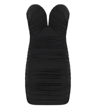 Elisabetta Franchi ABITO MINI BUSTIER NERO ELISABETTA FRANCHI