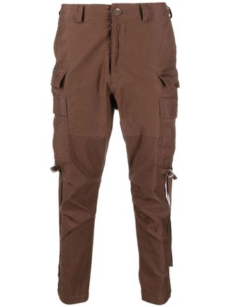 Undercover tapered cargo trousers - Brown