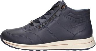 Ara Osaka 2.0 Veterschoenen Hoog - Dames - Sneakers - Blauw - 41 EU - Leer - Schoenen