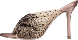 Gedebe Mariel Tulle Mules - Dames - Muiltjes - Roze - 35 EU - Leer - Schoenen