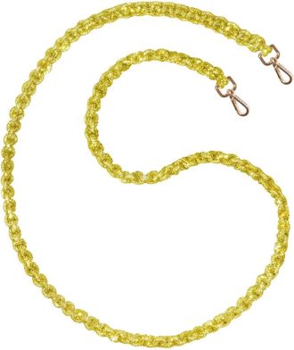 Hibourama Bags Phone Accessories, female, Yellow, Size: ONE SIZE Braided iPhone Strap