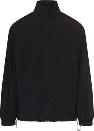 Maison Margiela Jassen, Heren, Zwart, S, Nylon, Zip-Through Nylon Jas