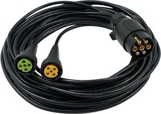 OEM Cable De Remolque, 7 Pines, 5 M, Con Conexi&oacute;n De Bayoneta, Juego De Cables, Precableado, Para Remolque, Cami&oacute;n, Coche, Negro
