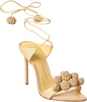 Alexandre Birman Resse Raffia Sandal