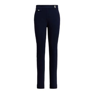 Ralph Lauren Pantalones de corte slim - Trousers - Mujer - Azul - XL