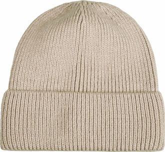 Capelli Beanie CAPELLI NEW YORK, Damen, camel, Strick, Materialmix, unifarben, M&uuml;tzen Beanie, Rippstrick, Wollanteil, w&auml;rmend