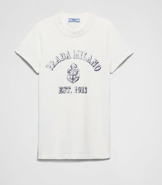 Prada Printed jersey T-shirt