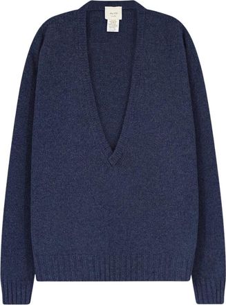 Alysi V-neck Truien - Dames - V-hals truien - Blauw - S - Truien & Vesten