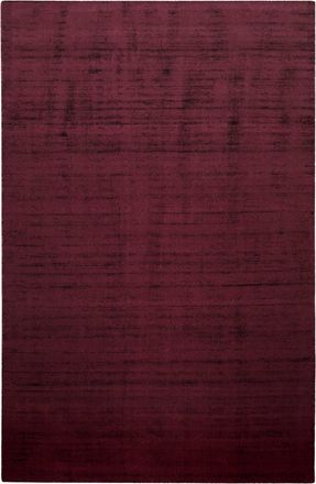 Homie Living Alfombra de pelo corto burdeos 70x140 cm