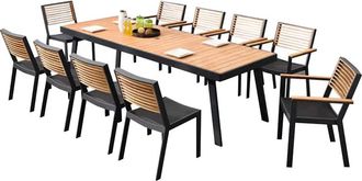 Higold Xl Outdoor Design Dining-Set York 10+1 / Schwarz