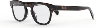 Celine Bold 3 Dots HD Brillen - Heren - Brillen - Bruin - 48 MM - Accessoires