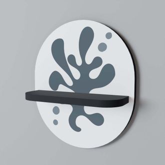 OEM Wonderland Vegetation Estante Ovalado Negro