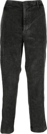 Dondup Janis Straight Broeken - Dames - Slim Fit Broeken - Zwart - W27 - Katoen - Broeken