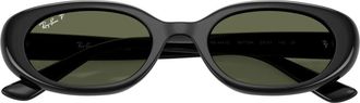Ray-Ban Rb 4441D Zonnebril - Dames - Zonnebrillen - Zwart - 53 MM - Accessoires