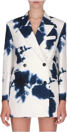 Ermanno Scervino Cruzado Blazer - Dames - Blazers - Wit - L - Jassen