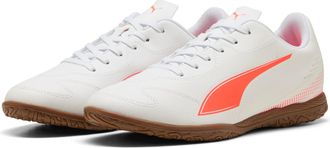 Puma Fussballschuh PUMA VITORIA II IT, Herren, Gr. 42,5, weiss (puma wei&szlig;, glowing rot), Synthetik, Schuhe Fussballschuh, f&uuml;r Halle und Strasse