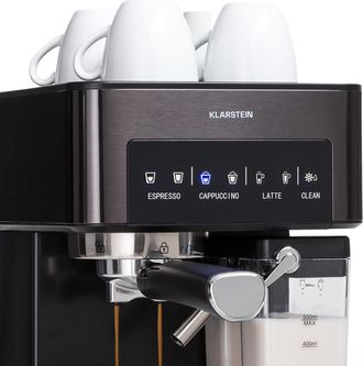 Klarstein Klarstein Portafiltro Arabica Comfort 1350w 20 Bar 1,8l Panel De Control T&aacute;ctil