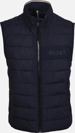 HUGO BOSS Mens Boss H-centino Gilet Dark Blue - Size: 42