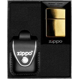 OEM Juego De Encendedores Zippo De Lat&oacute;n Pulido De Alta Calidad, Armadura Pesada, Regalo N.&deg; 3