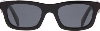 Prada Grey Rectangular Ladies Sunglasses PR C06S 16K70B 50