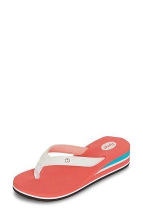 Floopi Flip Flop Wedge Sandal in Red at Nordstrom Rack, Size 10