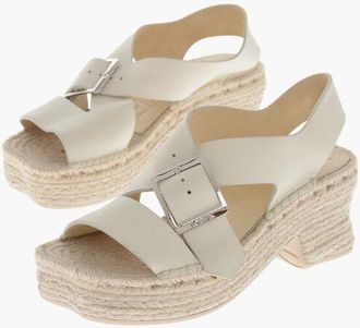 Loewe PAULAS Platform Leather Sandals with 7cm Rope Sole size 40