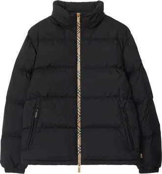 Burberry Heren, Jassen, Zwart, Maat: XL Nylon