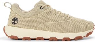 Timberland Mens Winsor Park Low Lace Up Sneaker Lig in Light Beige Knt - Size UK 8.5