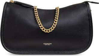 Coach Waverly Shoulder Bag - Dames - Schoudertassen - Zwart - ONE Size - Leer - Tassen