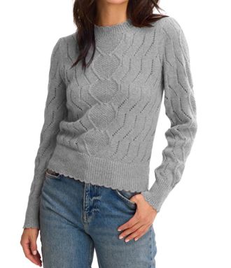 Allison New York Cora Sweater In Heather Grey