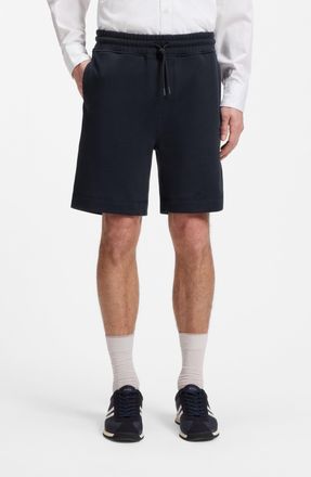 Boss Orange by Hugo Boss Sweatshorts BOSS ORANGE Sewalk, Herren, Gr. 4XL, N-Gr, blau (dunkelblau404), Sweatware, Obermaterial: 100% Baumwolle, unifarben, gerade, Hosen Sweatsh