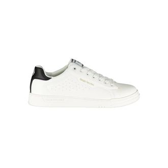 Sergio Tacchini Schoenen, Heren, Wit, 40 EU, Leer, Stijlvolle witte sneakers met contrastdetails